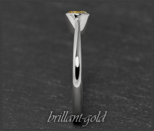 Brillant 585 Gold Ring 0,28ct, goldgelb, nat. Farbe!